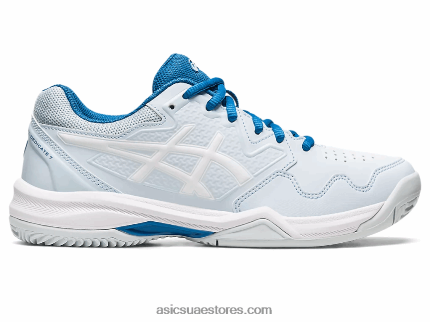 Asics السماء / أبيض جل تكريس 7 طين 2N24DJ2544