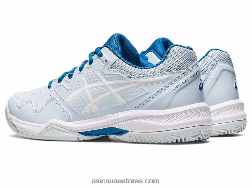 Asics السماء / أبيض جل تكريس 7 طين 2N24DJ2544