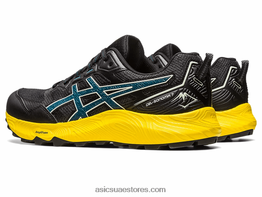 Asics رمادي جرافيت / حبر أزرق مخضر جل سونوما 7 2N24DJ254