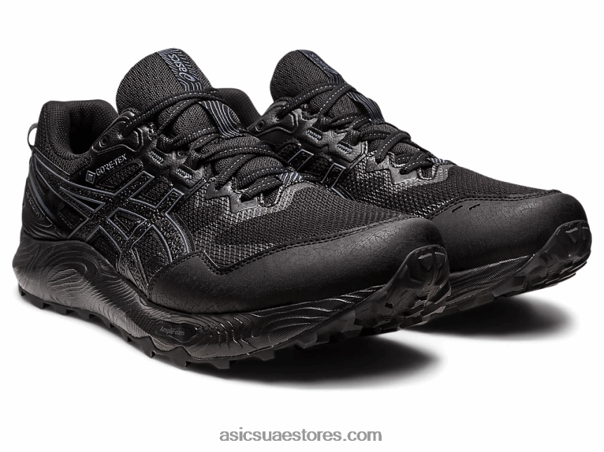 Asics أسود / رمادي الناقل جل سونوما 7 جي تي اكس 2N24DJ271