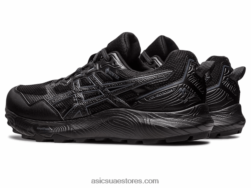 Asics أسود / رمادي الناقل جل سونوما 7 جي تي اكس 2N24DJ271