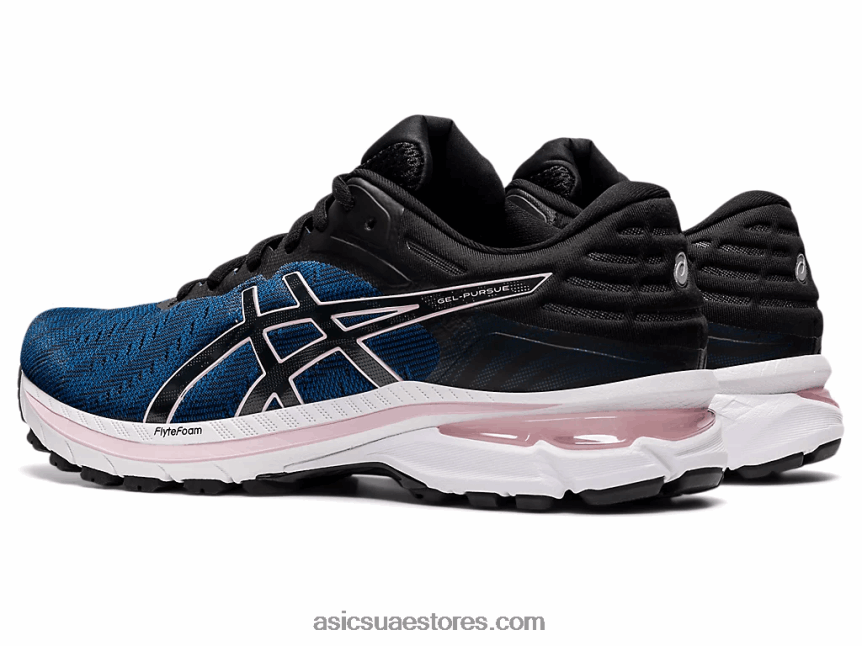 Asics ماكو أزرق / أسود جل متابعة 7 2N24DJ2963