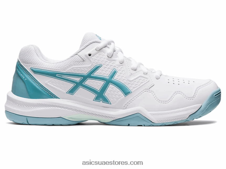 Asics أبيض / دخان أزرق جل تكريس 7 2N24DJ3181