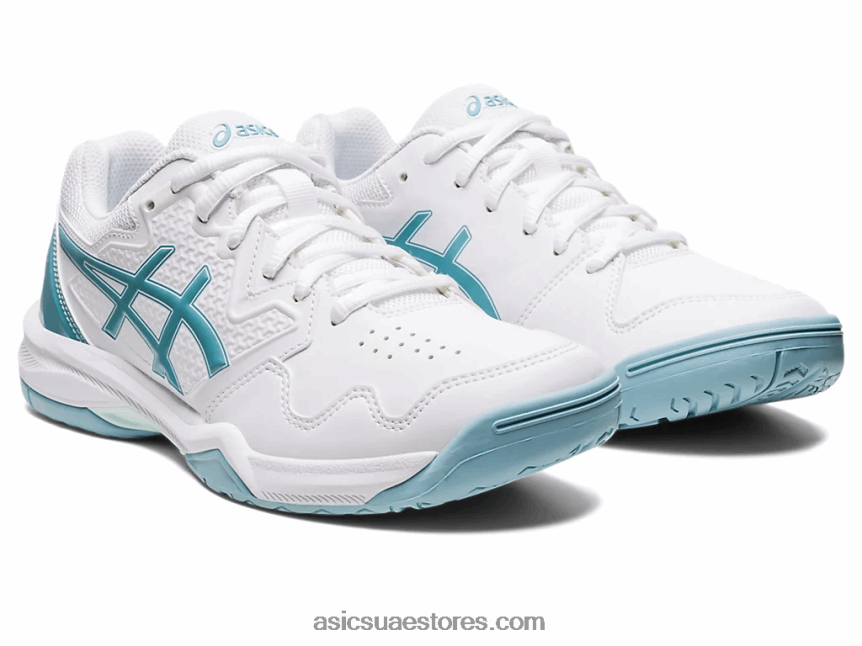 Asics أبيض / دخان أزرق جل تكريس 7 2N24DJ3181