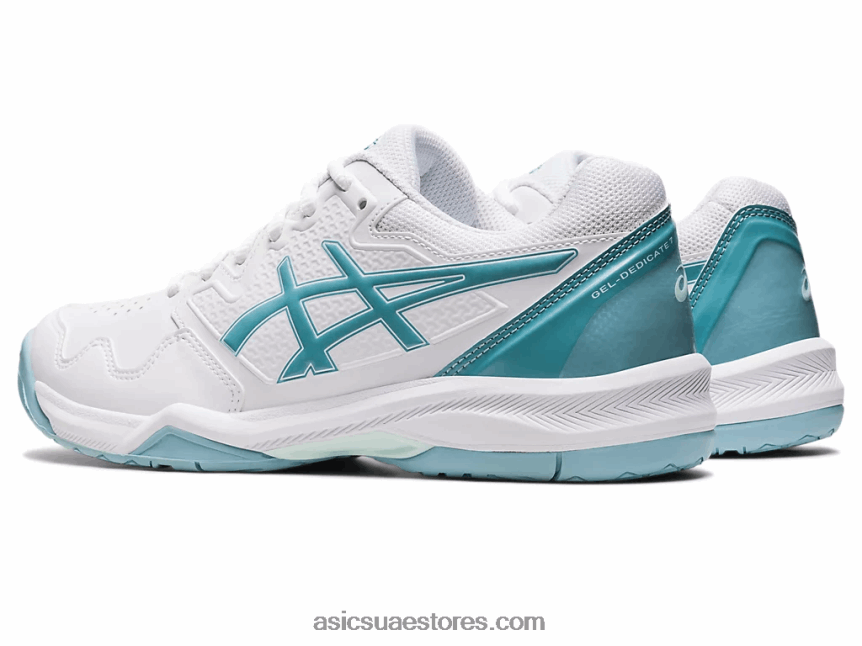 Asics أبيض / دخان أزرق جل تكريس 7 2N24DJ3181