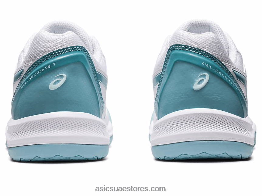 Asics أبيض / دخان أزرق جل تكريس 7 2N24DJ3181