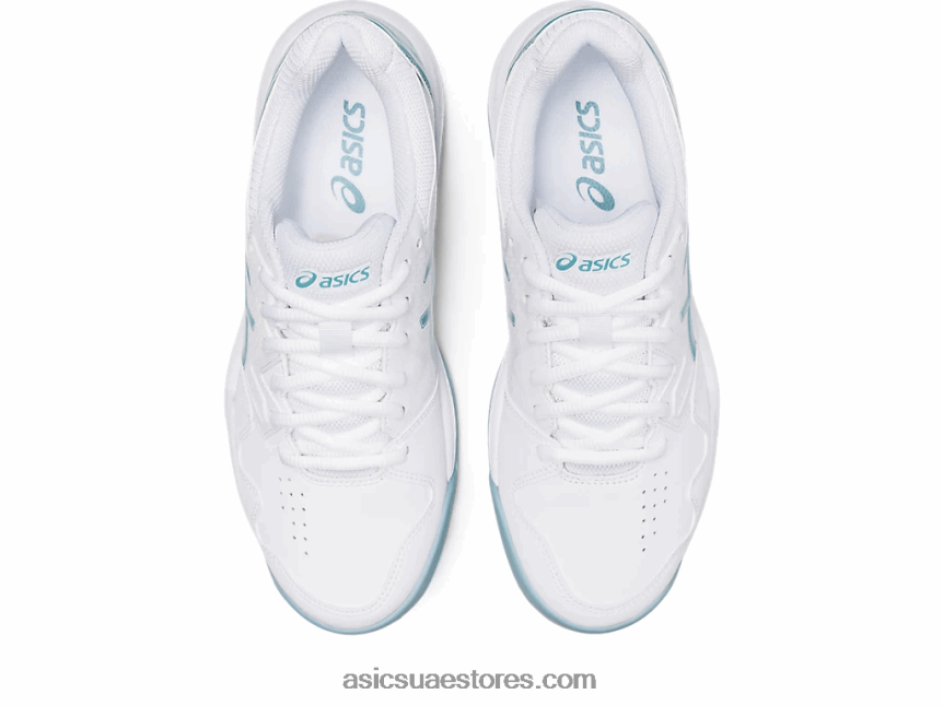 Asics أبيض / دخان أزرق جل تكريس 7 طين 2N24DJ3184