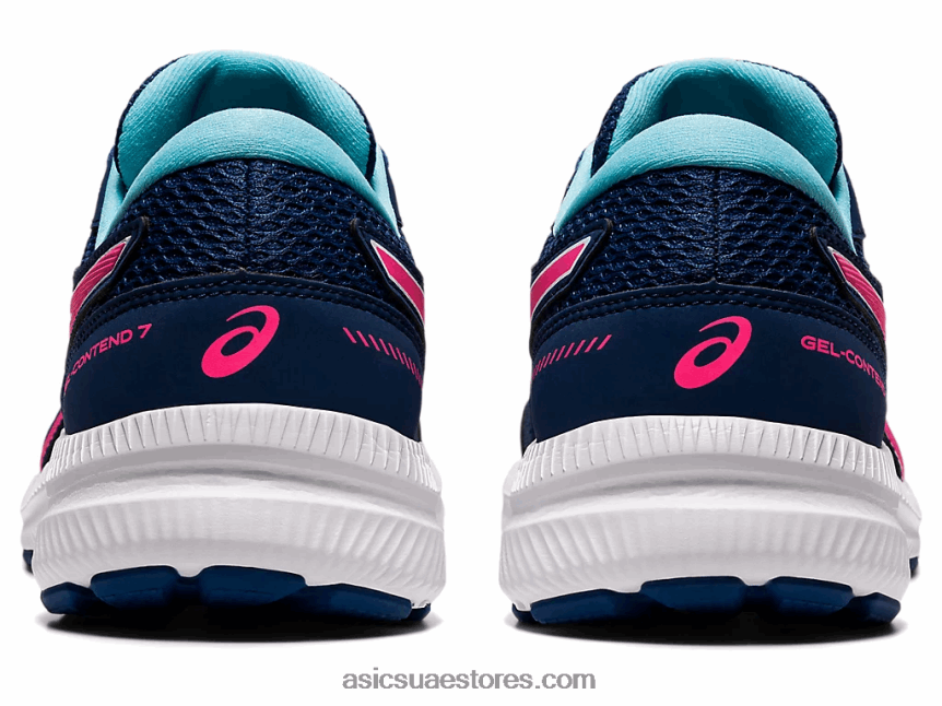 Asics أزرق منتصف الليل / وردي ساخن جل-كونتيند 7 2N24DJ3695