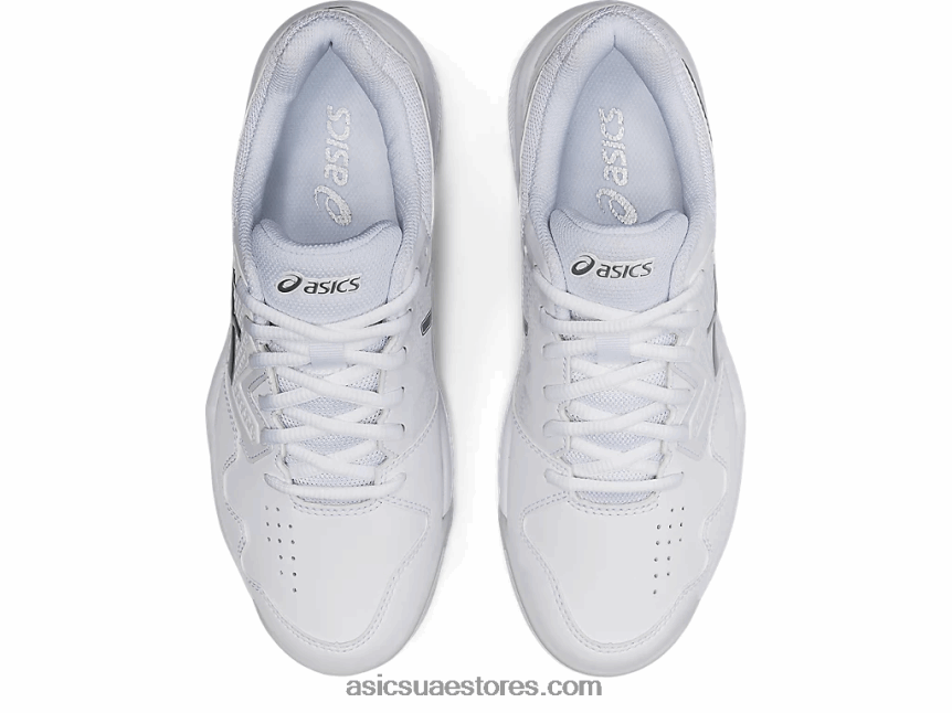 Asics أبيض / فضي نقي جل تكريس 7 2N24DJ3768