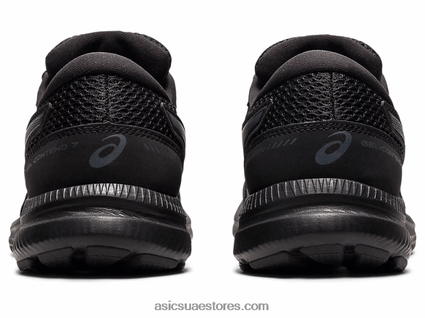 Asics أسود / رمادي الناقل مادة هلامية 7 عريض 2N24DJ4013