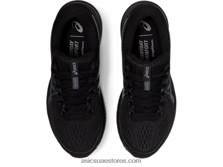 Asics أسود / رمادي الناقل مادة هلامية 7 عريض 2N24DJ4013