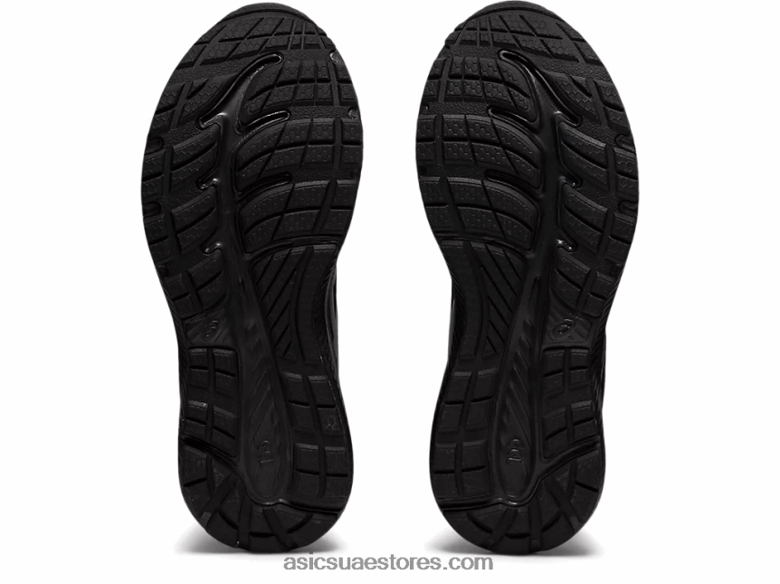 Asics أسود / رمادي الناقل مادة هلامية 7 عريض 2N24DJ4013