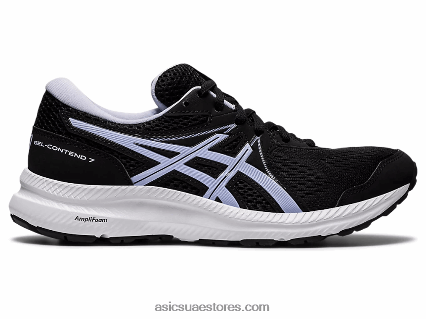 Asics أوبال أسود / أرجواني مادة هلامية 7 عريض 2N24DJ4018