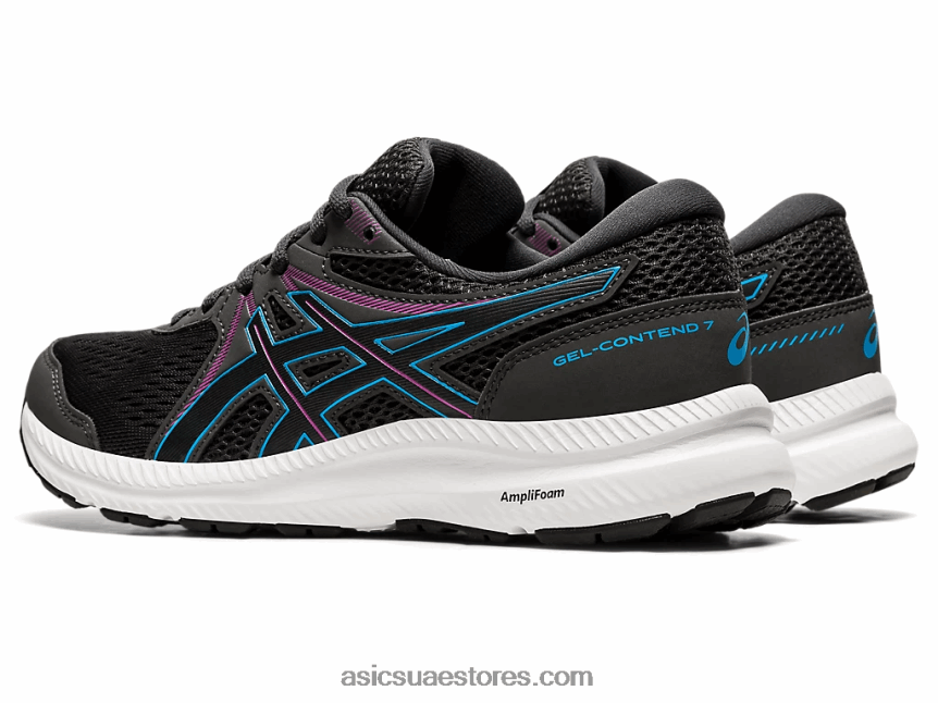 Asics رمادي جرافيت / أكوا رقمي جل-كونتيند 7 2N24DJ4024