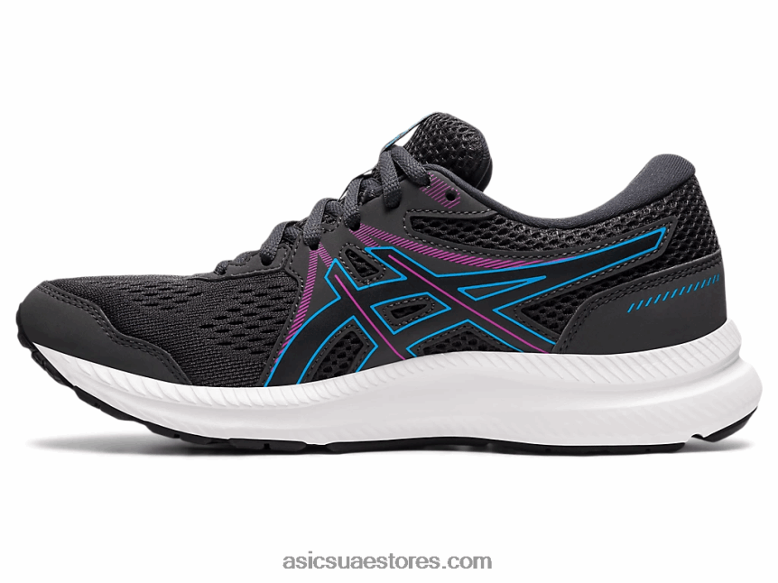 Asics رمادي جرافيت / أكوا رقمي جل-كونتيند 7 2N24DJ4024