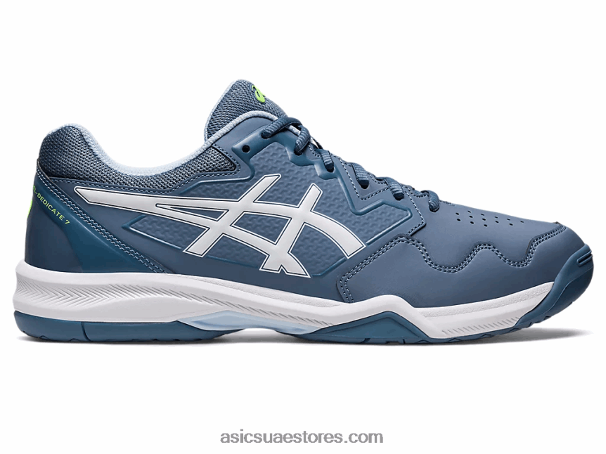 Asics أزرق صلب / أبيض جل تكريس 7 2N24DJ412