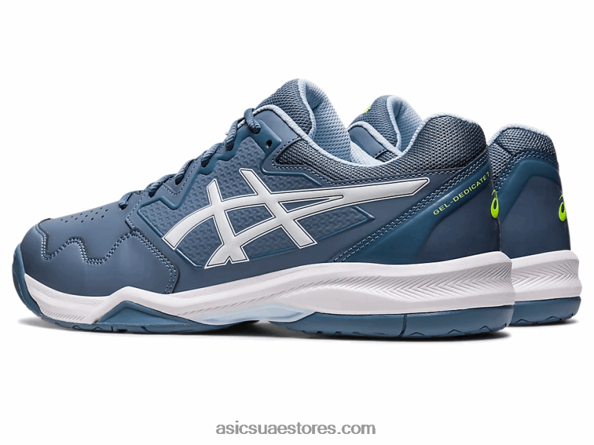 Asics أزرق صلب / أبيض جل تكريس 7 2N24DJ412