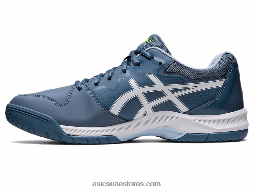 Asics أزرق صلب / أبيض جل تكريس 7 2N24DJ412