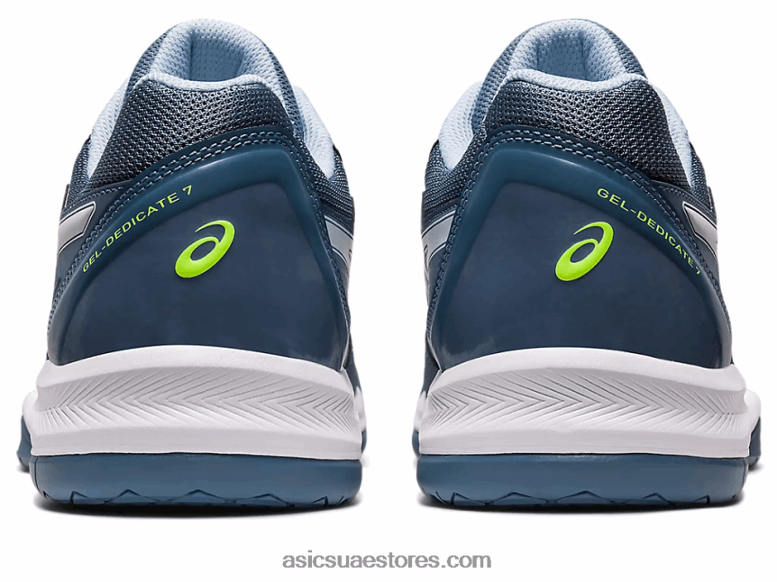 Asics أزرق صلب / أبيض جل تكريس 7 2N24DJ412