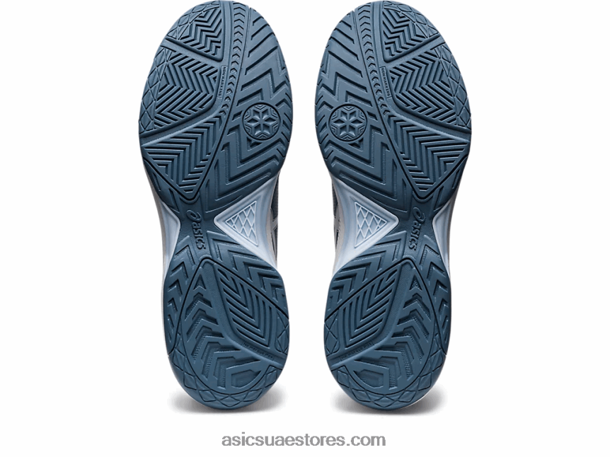 Asics أزرق صلب / أبيض جل تكريس 7 2N24DJ412
