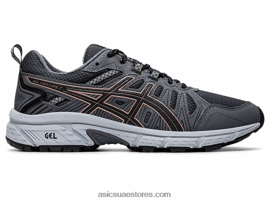 Asics الجرافيت الرمادي / الذهب الوردي جل فينشر 7 2N24DJ4175