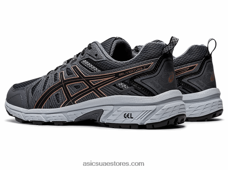 Asics الجرافيت الرمادي / الذهب الوردي جل فينشر 7 2N24DJ4175