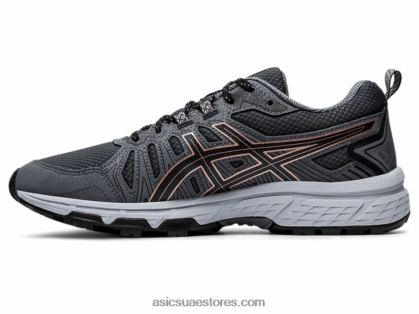 Asics الجرافيت الرمادي / الذهب الوردي جل فينشر 7 2N24DJ4175