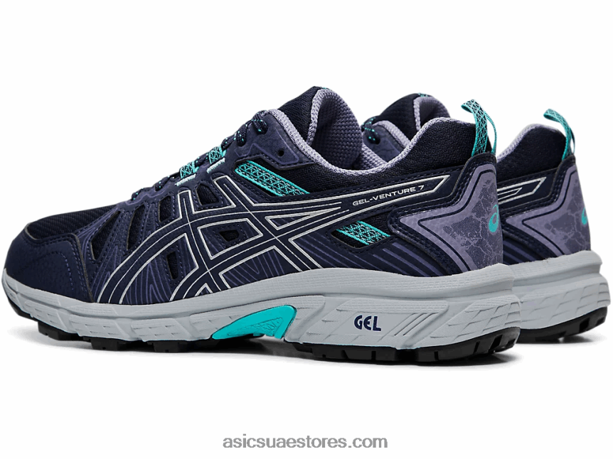 Asics الفضة السوداء جل فينشر 7 عريض 2N24DJ4201
