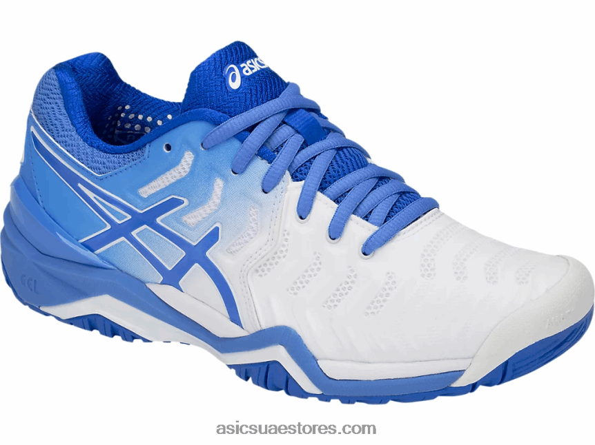 Asics ساحل أبيض / أزرق قرار هلام 7 2N24DJ4214