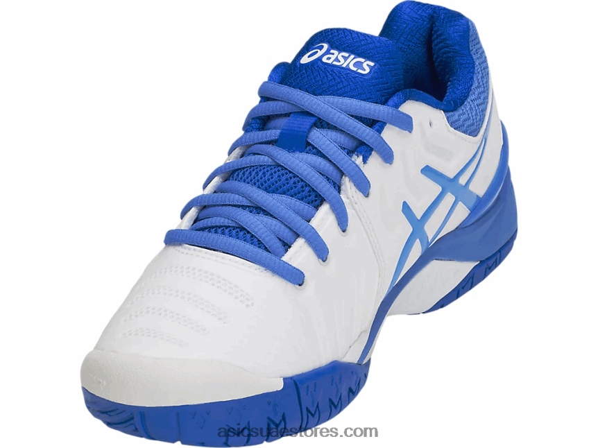 Asics ساحل أبيض / أزرق قرار هلام 7 2N24DJ4214