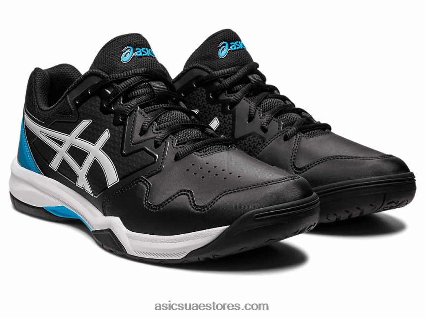 Asics أسود / أزرق الجزيرة جل تكريس 7 2N24DJ433