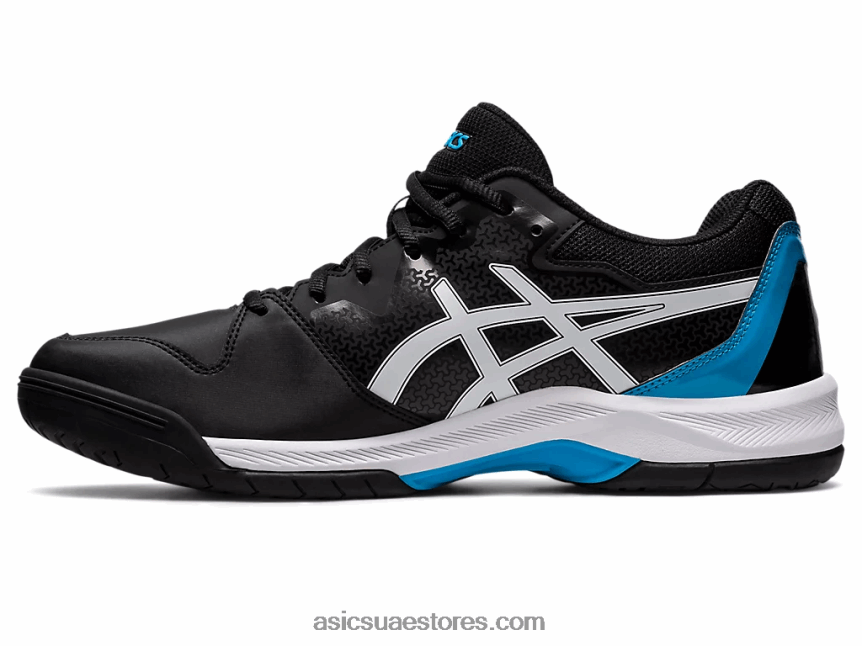Asics أسود / أزرق الجزيرة جل تكريس 7 2N24DJ433
