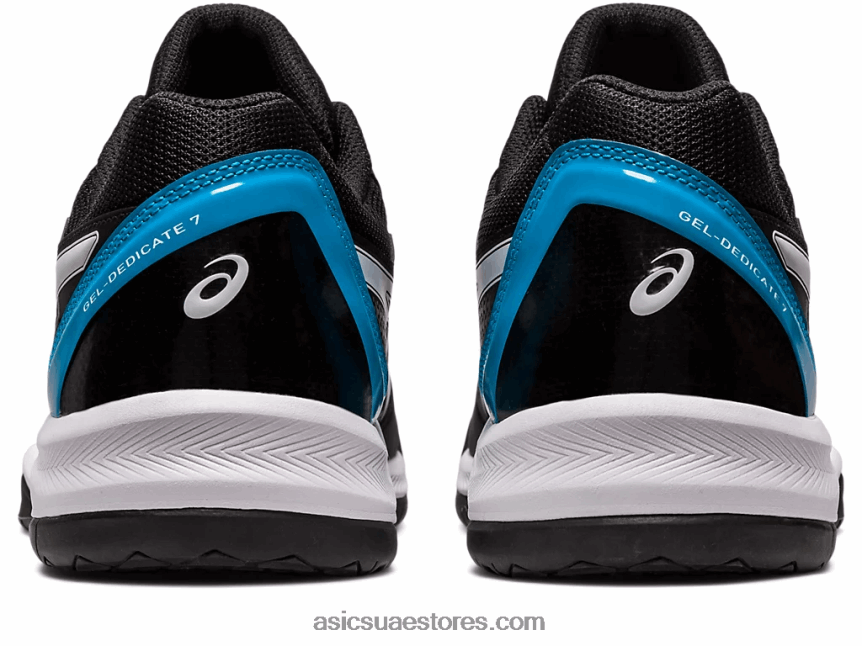 Asics أسود / أزرق الجزيرة جل تكريس 7 2N24DJ433