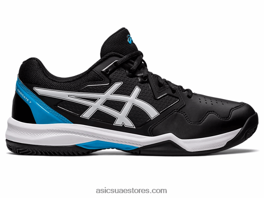 Asics أسود / أزرق الجزيرة جل تكريس 7 طين 2N24DJ494