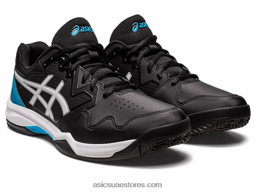 Asics أسود / أزرق الجزيرة جل تكريس 7 طين 2N24DJ494