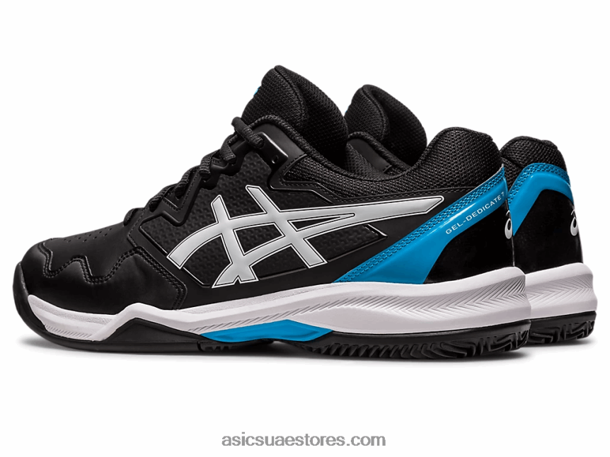 Asics أسود / أزرق الجزيرة جل تكريس 7 طين 2N24DJ494