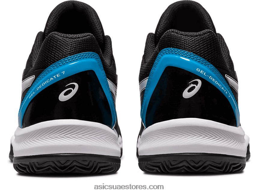 Asics أسود / أزرق الجزيرة جل تكريس 7 طين 2N24DJ494