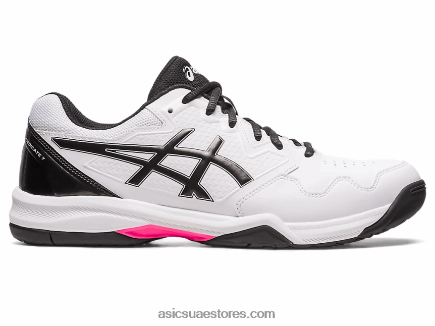 Asics أبيض / وردي ساخن جل تكريس 7 2N24DJ517