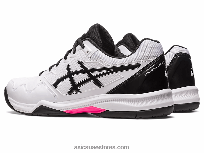 Asics أبيض / وردي ساخن جل تكريس 7 2N24DJ517