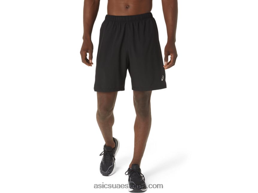 Asics أسود الأداء / بيرف بلاك رجال 7 في 2 في 1 قصير 2N24DJ1024