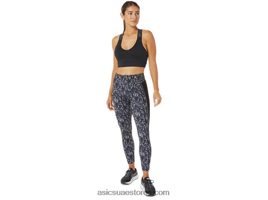 Asics نحى اليابان أداء أسود المرأة كيت 7/8 ضيق 2N24DJ3105
