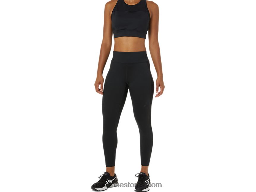 Asics أسود الأداء المرأة كيت 7/8 ضيق 2N24DJ3751