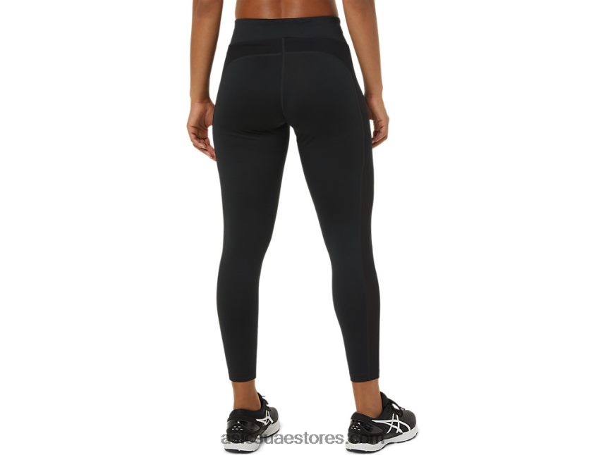 Asics أسود الأداء المرأة كيت 7/8 ضيق 2N24DJ3751