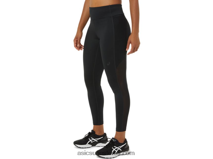 Asics أسود الأداء المرأة كيت 7/8 ضيق 2N24DJ3751