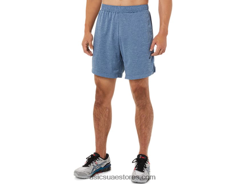 Asics هيذر القرش الكبير شورت 7in للرجال 2N24DJ1435