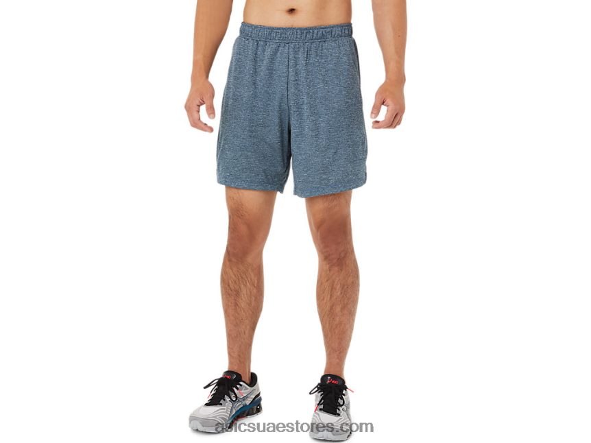 Asics هيذر الصخر الصخري شورت 7in للرجال 2N24DJ1439