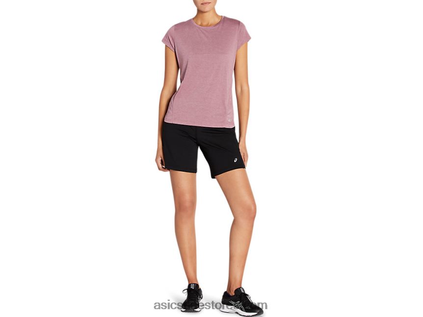 Asics أسود الأداء قصير منسوج 7in للسيدات 2N24DJ4161