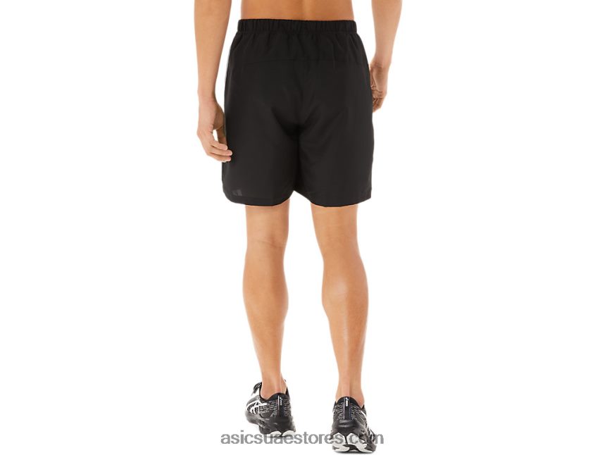 Asics أسود الأداء م مجموعة جاهزة 7in قصيرة wch 2N24DJ1360