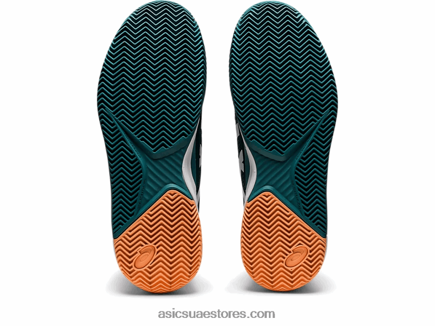 Asics صنوبر مخملي / أبيض هلام القرار 8 الطين 2N24DJ1224