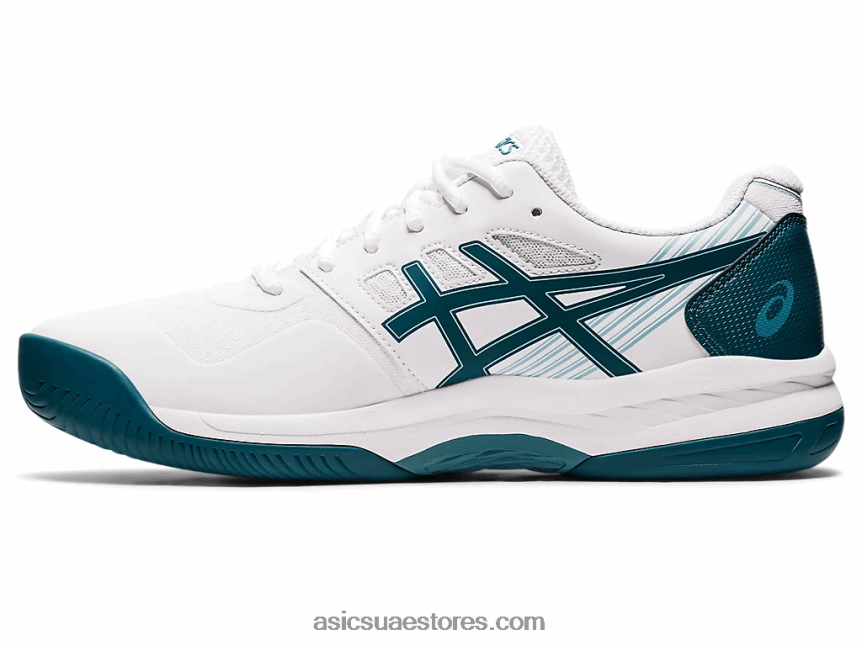 Asics أبيض / صنوبر مخملي لعبة جل 8 2N24DJ1246